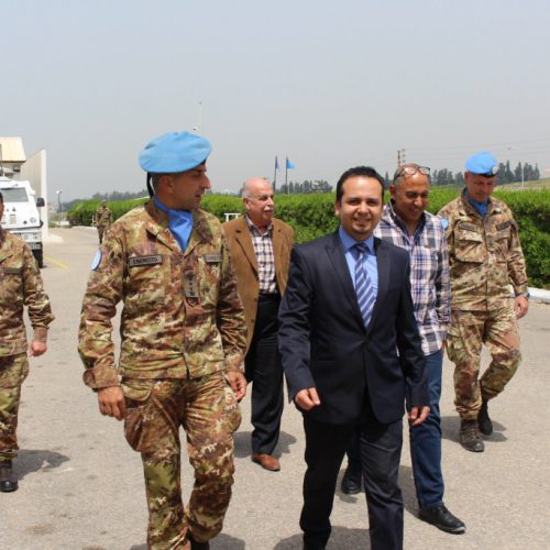 قائد الكتيبة الايطالية العاملة في قوات اليونيفيل، كرم الدكتور حسن تاج الدين