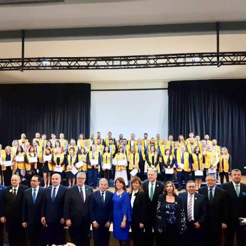 الدكتور حسن تاج الدين مشاركاً في احتفال اليوم العالمي للتعهد الليونزي للأعضاء المنتسبين الجدد