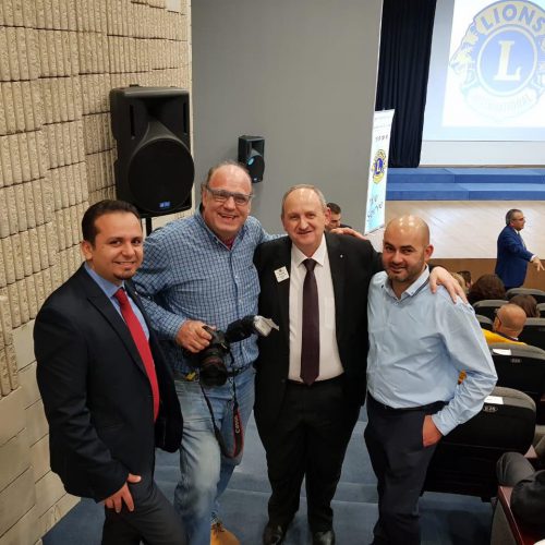 الدكتور حسن تاج الدين مشاركاً في احتفال اليوم العالمي للتعهد الليونزي للأعضاء المنتسبين الجدد