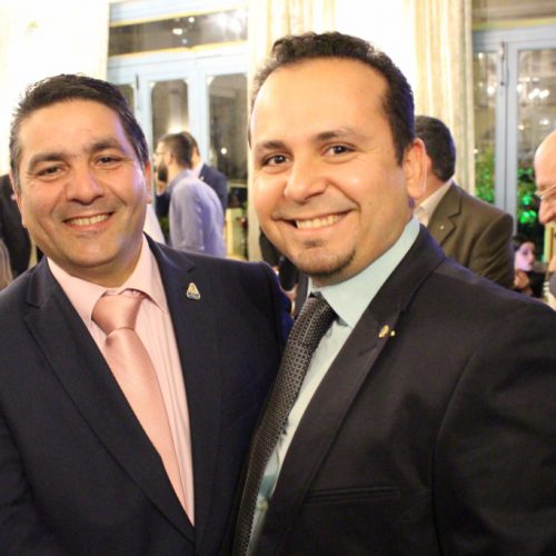 الدكتور حسن تاج الدين مكرماً من لجنة مؤتمرالبحرالمتوسط الليونزي