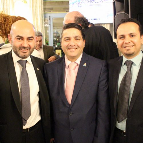 الدكتور حسن تاج الدين مكرماً من لجنة مؤتمرالبحرالمتوسط الليونزي