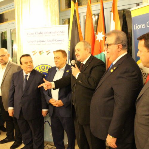 الدكتور حسن تاج الدين مكرماً من لجنة مؤتمرالبحرالمتوسط الليونزي