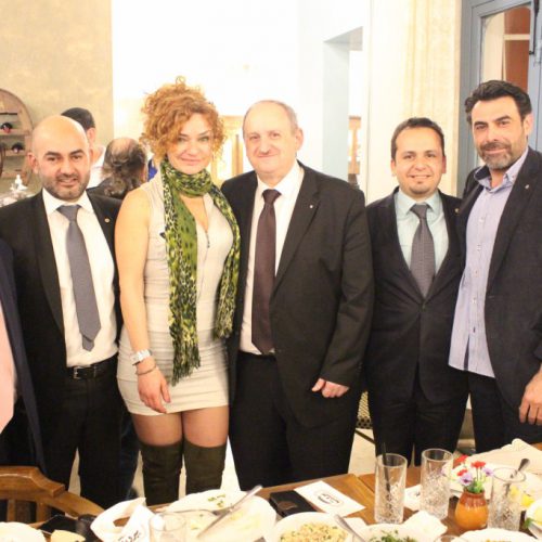 الدكتور حسن تاج الدين مكرماً من لجنة مؤتمرالبحرالمتوسط الليونزي