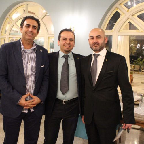 الدكتور حسن تاج الدين مكرماً من لجنة مؤتمرالبحرالمتوسط الليونزي