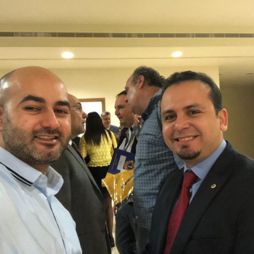 الدكتور حسن تاج الدين مشاركاً في احتفال اليوم العالمي للتعهد الليونزي للأعضاء المنتسبين الجدد