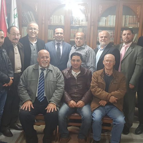 الدكتور حسن تاج الدين في زيارة تعارف مع الجمعية الخيرية الاسلامية – صور