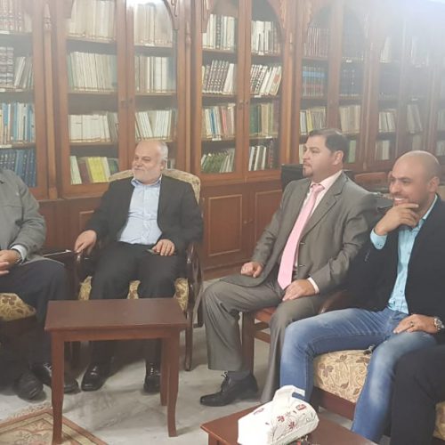 الدكتور حسن تاج الدين في زيارة تعارف مع الجمعية الخيرية الاسلامية – صور