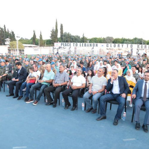 الدكتور حسن تاج الدين مشاركاً في ليلة الثقافة الكورية بدعوة خاصة من قائد الكتيبة الكورية العاملة في اليونيفل