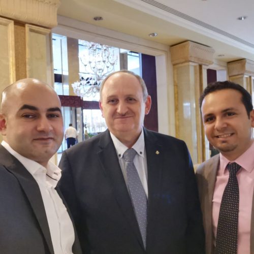 Dr. Hassan Tajideen Participating in a meeting regarding Lions clubs fourth quarter counseling