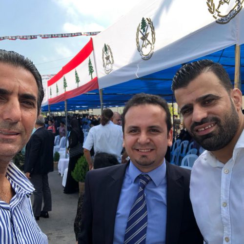 الدكتور حسن تاج الدين مشاركاً في إحتفال تكريم الشهداء بمناسبة عيد الجيش بدعوة من قيادة منطقة الجنوب العسكرية