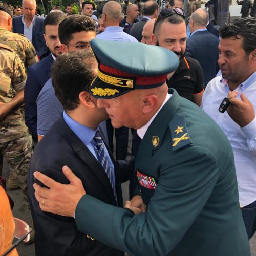 الدكتور حسن تاج الدين مشاركاً في إحتفال تكريم الشهداء بمناسبة عيد الجيش بدعوة من قيادة منطقة الجنوب العسكرية