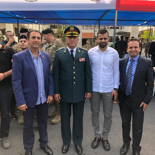 الدكتور حسن تاج الدين مشاركاً في إحتفال تكريم الشهداء بمناسبة عيد الجيش بدعوة من قيادة منطقة الجنوب العسكرية